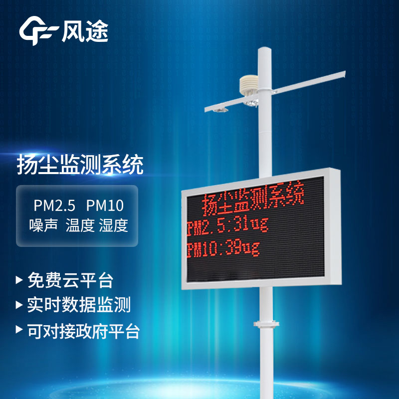 道路揚塵監測站，精細化治理